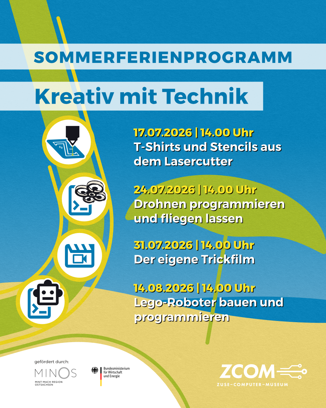 JETZT ANMELDEN! – Ferienprogramm  im ZCOM Hoyerswerda